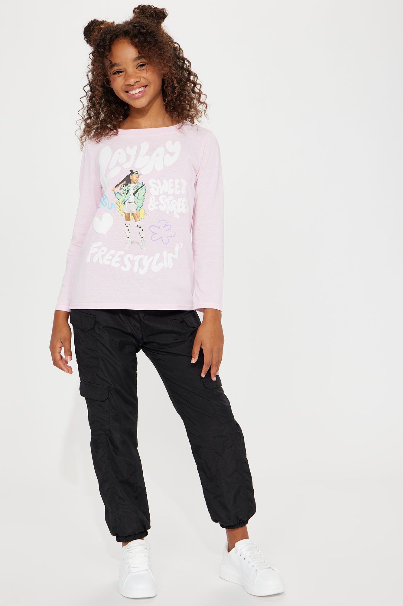 Mini Lay Lay Long Sleeve Knit Tee - Pink sold by Fashion Nova product image thumbnail 2