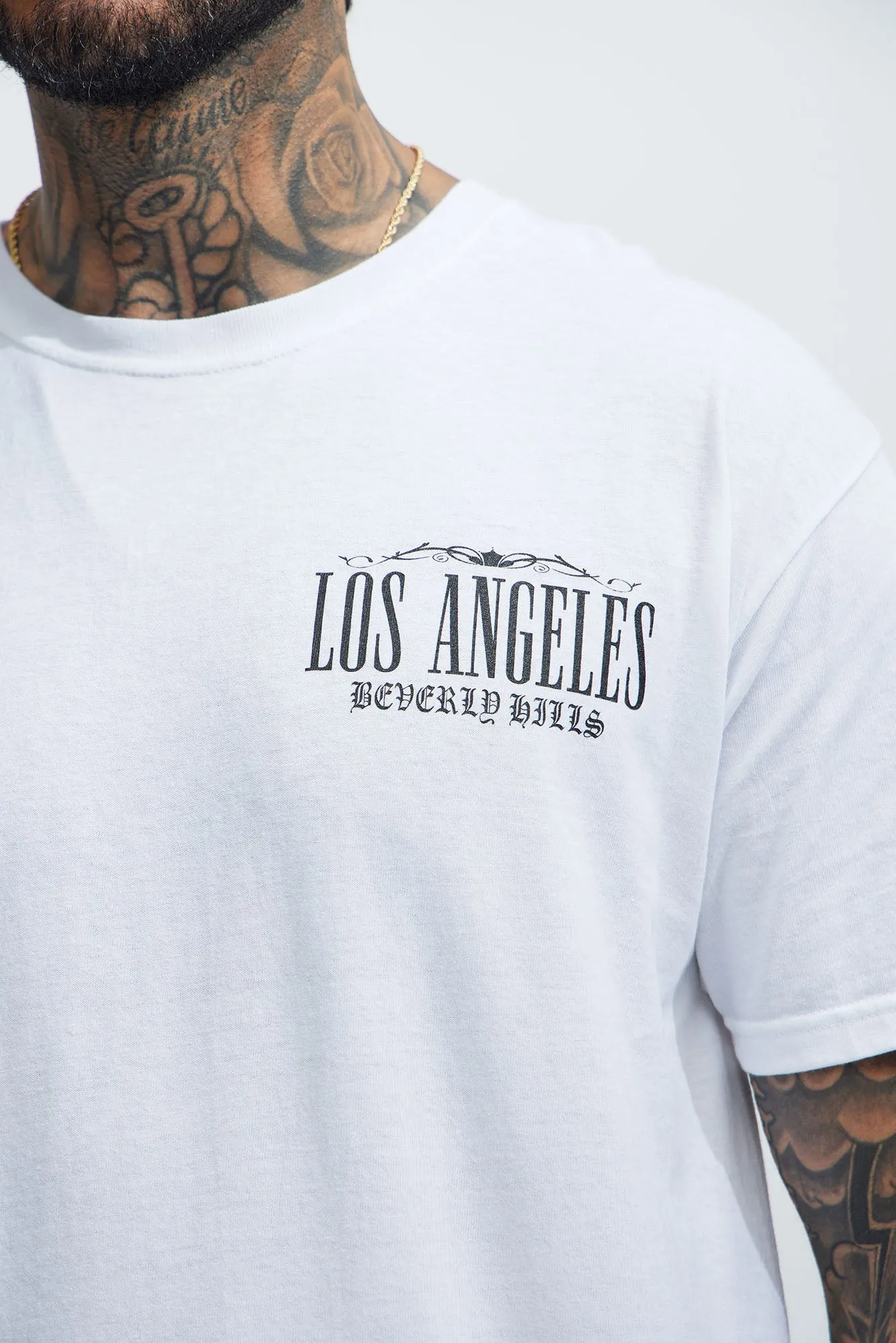 Beverly Hills In Bloom Short Sleeve Tee - White sold by Fashion Nova product image thumbnail 4