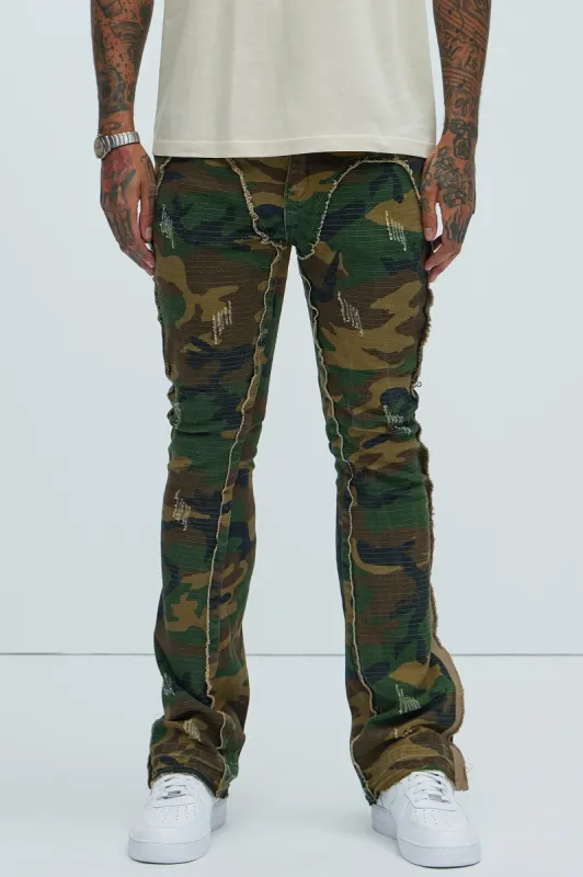 Wait For It Flare Pants - Camouflage sold by Fashion Nova
