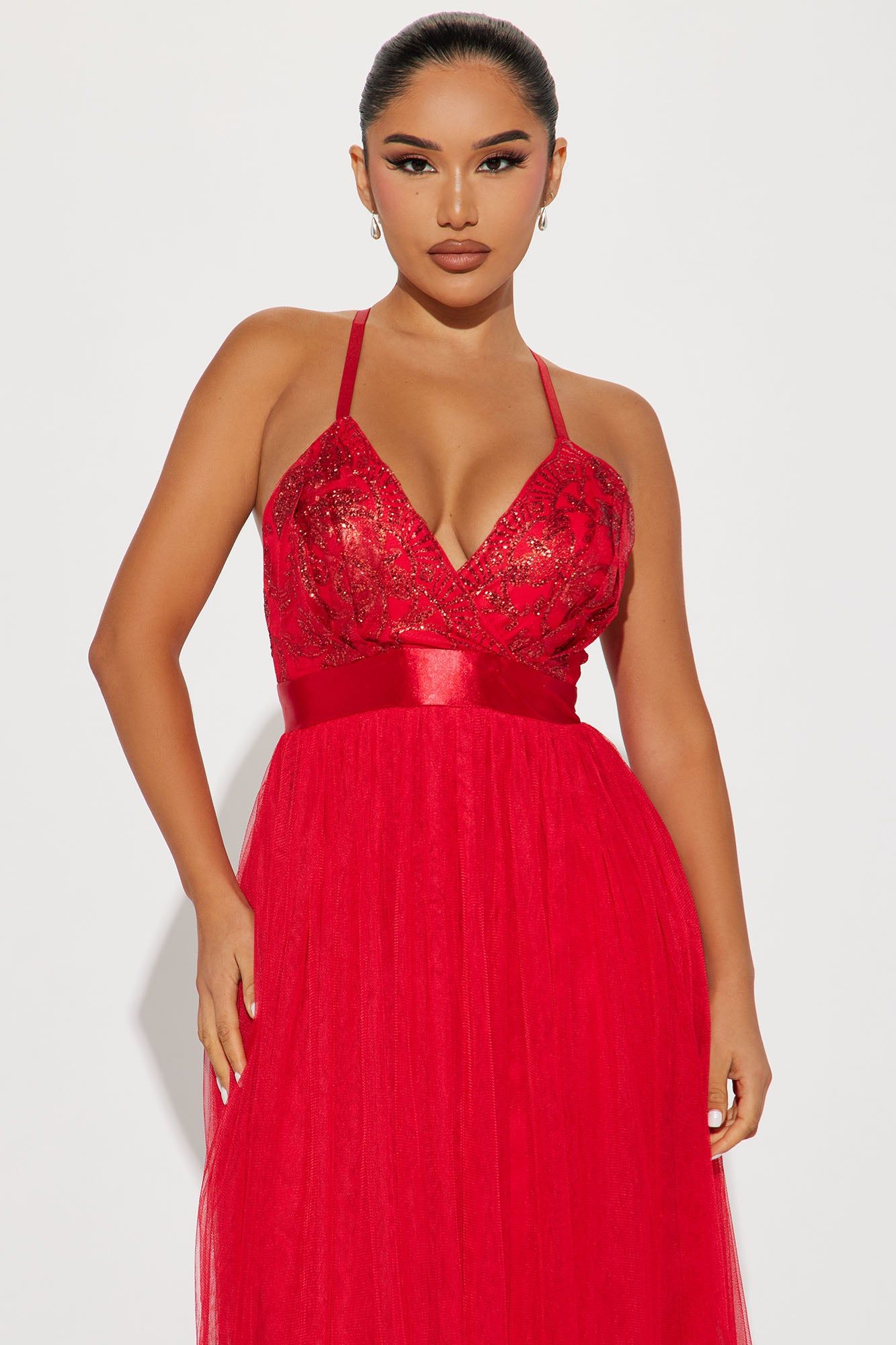 Let's Dance Tulle Maxi Dress - Red sold by Fashion Nova product image thumbnail 2