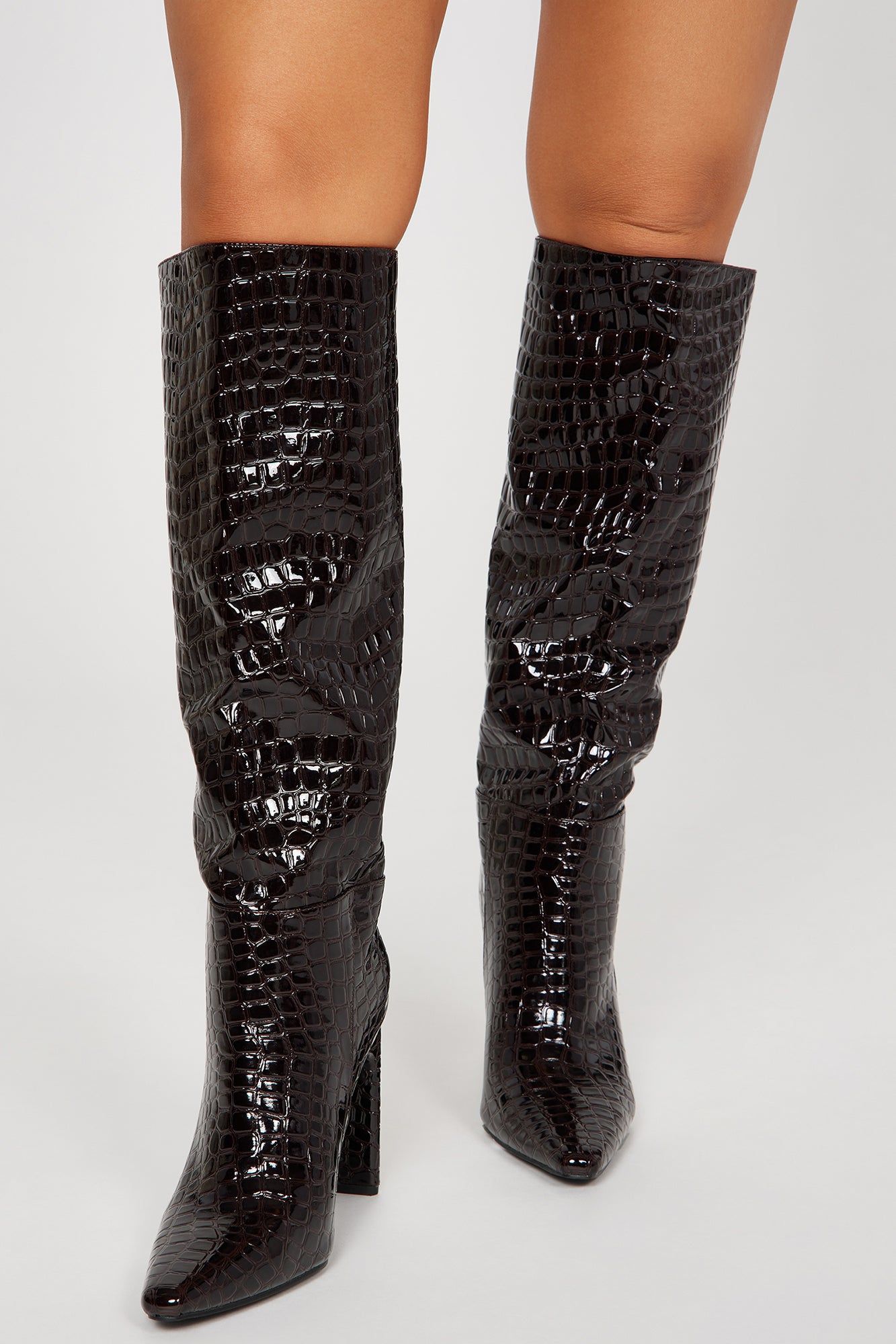 Perfect Time Knee High Boots - Brown sold by Fashion Nova product image thumbnail 2