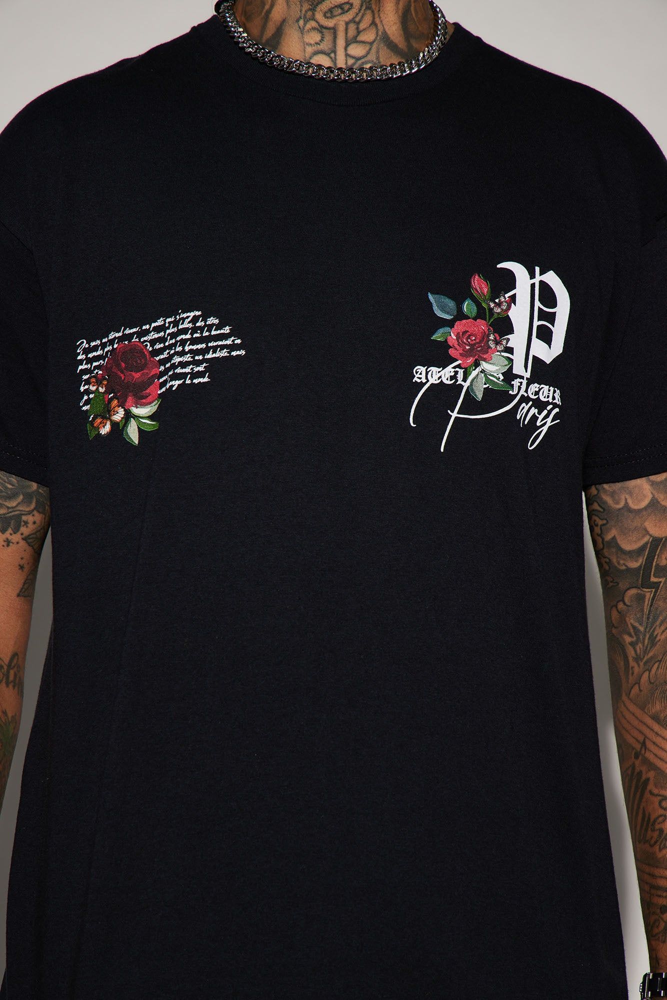 Paris X Love Short Sleeve Tee - Black sold by Fashion Nova product image thumbnail 3