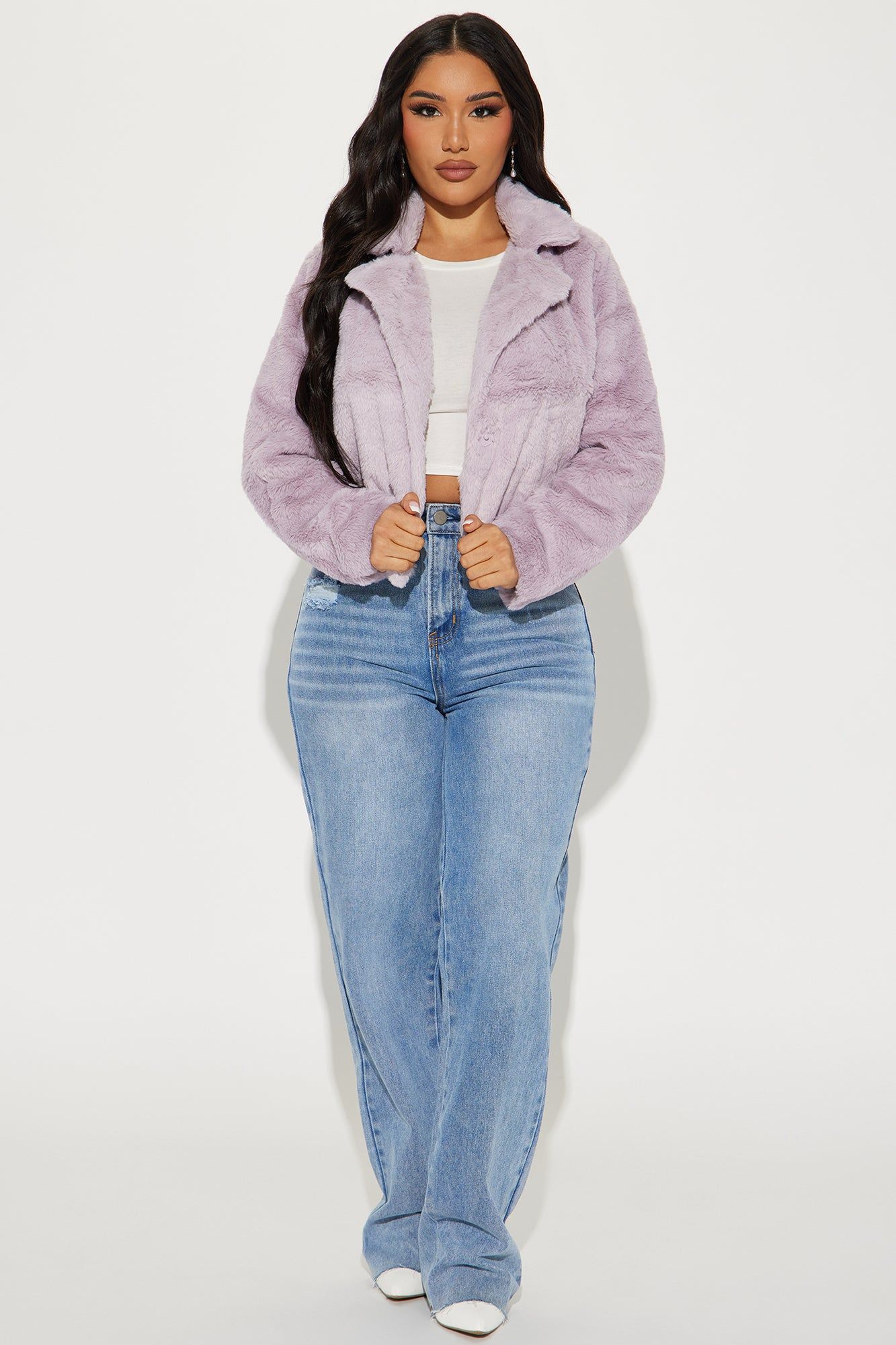 Princess Treatment Faux Fur Coat - Lavender sold by Fashion Nova product image thumbnail 3