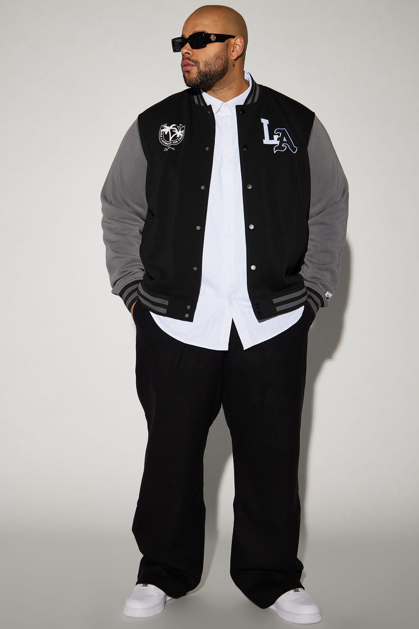 Wilder Textured Weave Flare Slit Trousers - Black sold by Fashion Nova product image thumbnail 5