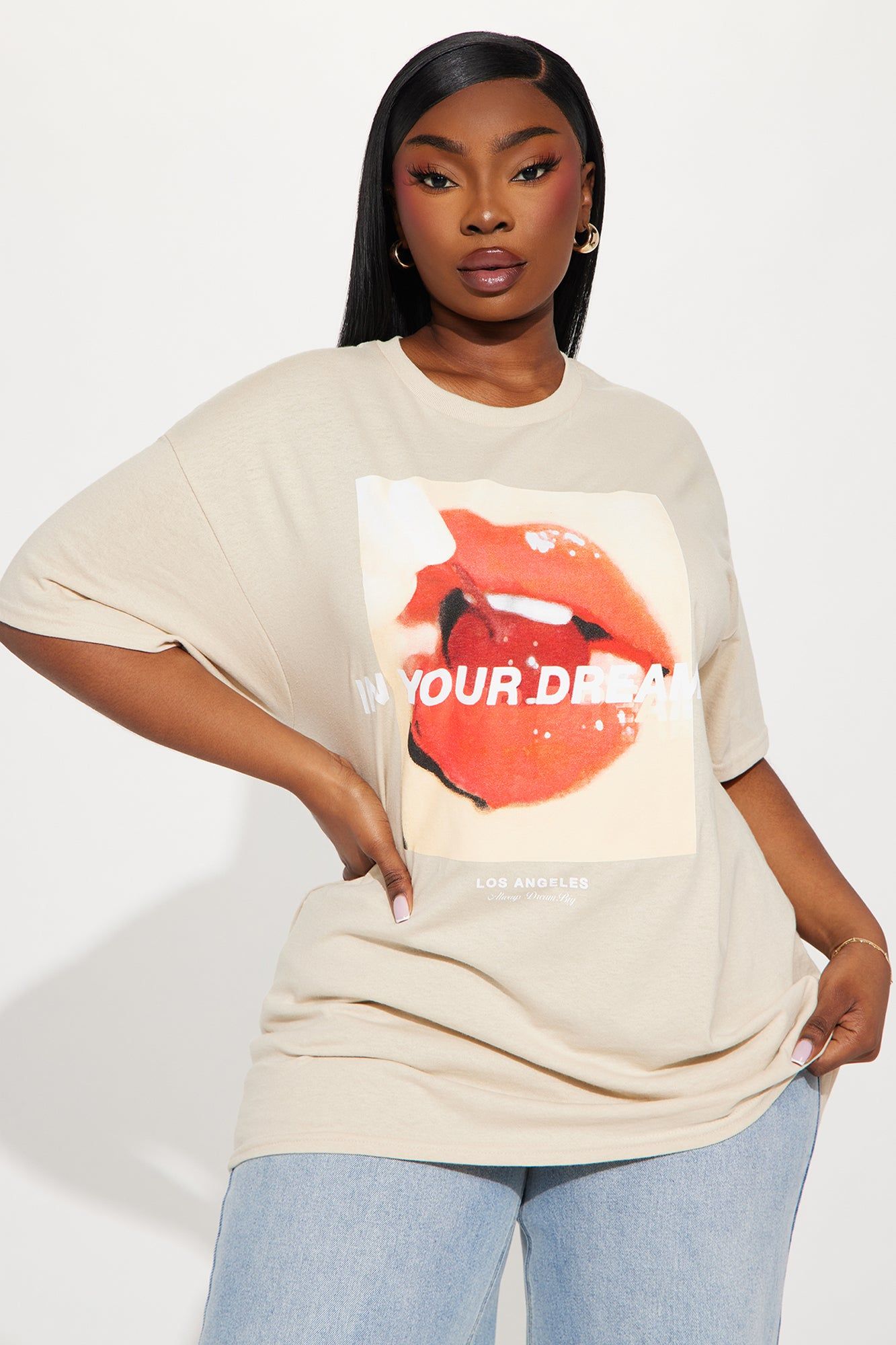 In Your Dream Graphic Tee - Sand sold by Fashion Nova product image thumbnail 4