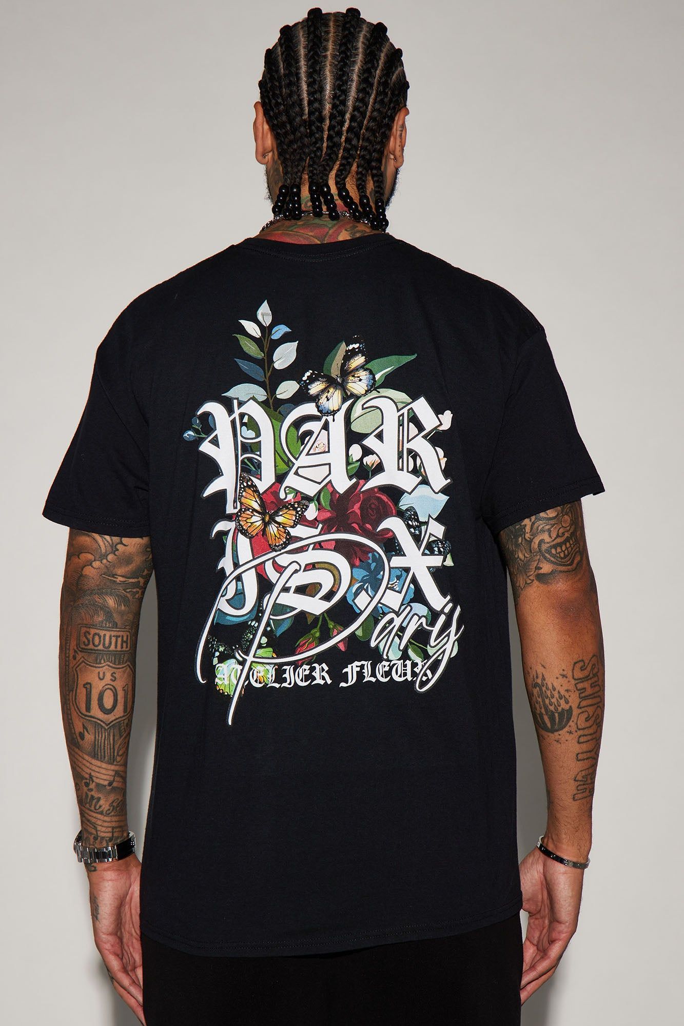 Paris X Love Short Sleeve Tee - Black sold by Fashion Nova product image thumbnail 4