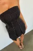 Bellatrix Micro Mini Dress - Black sold by Fashion Nova