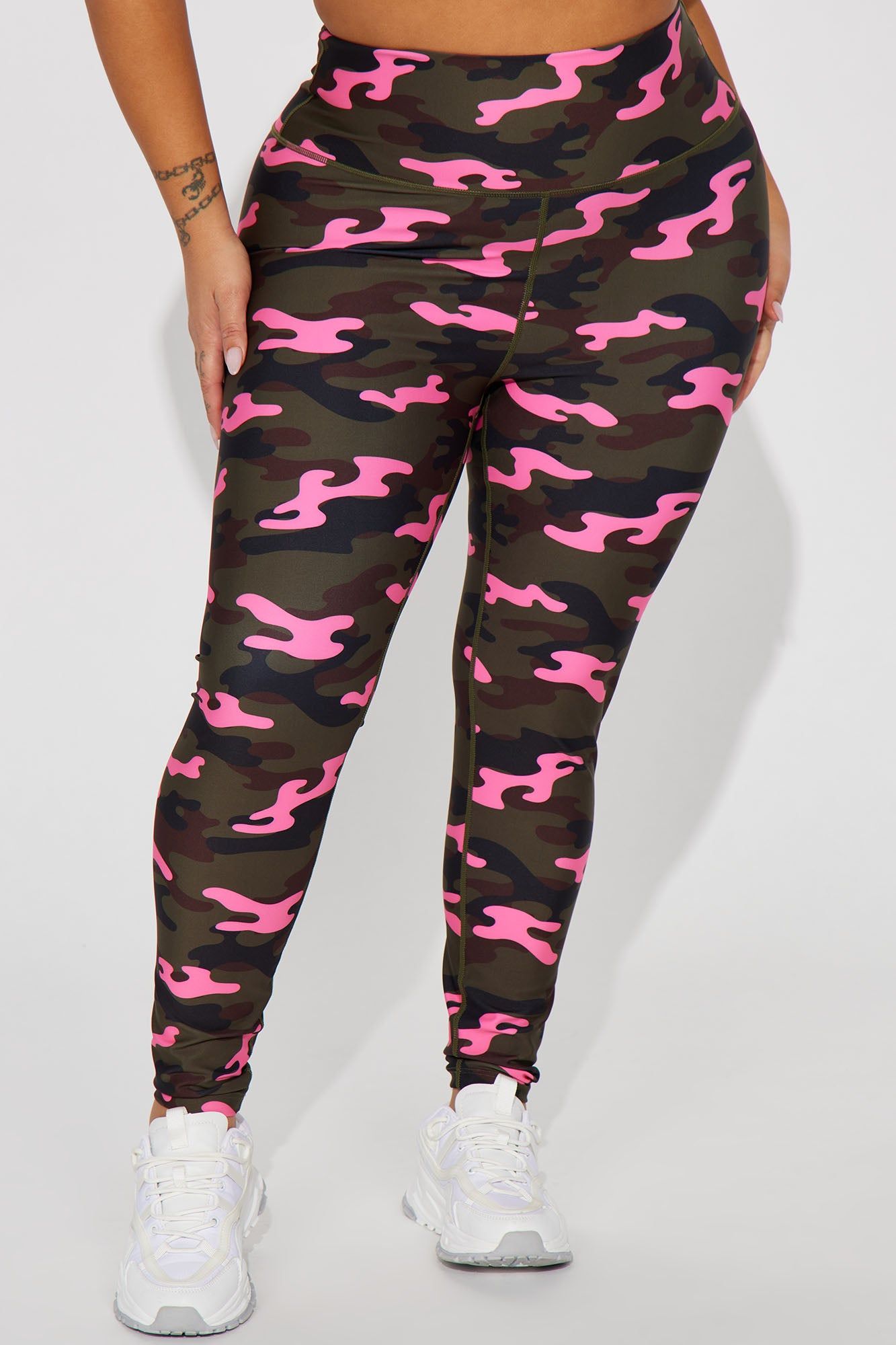 Ground Work Elevate Camo Legging - Olive/combo sold by Fashion Nova product image thumbnail 4