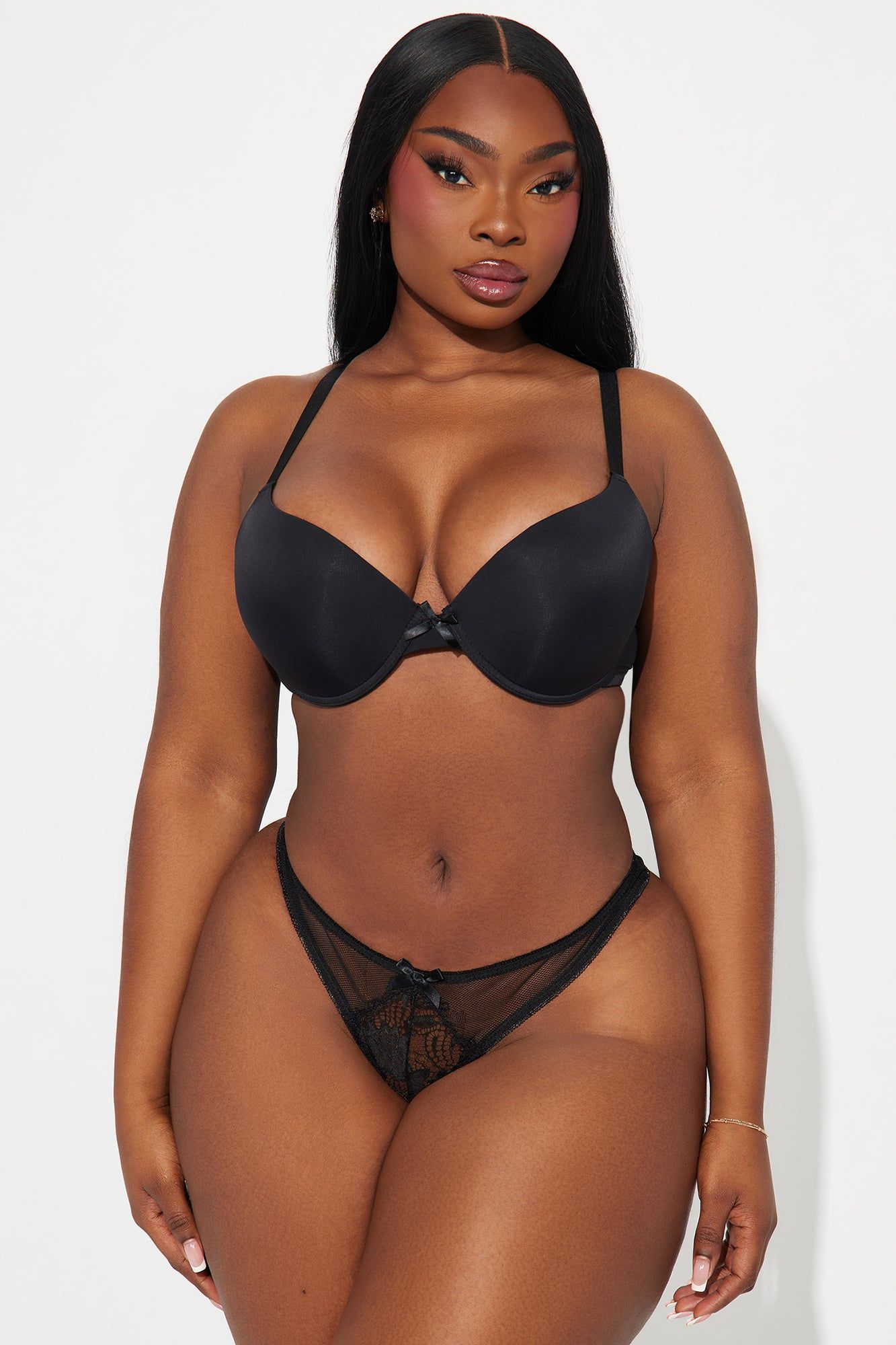 Give It Up Lace Crotchless Panty - Black sold by Fashion Nova product image thumbnail 5