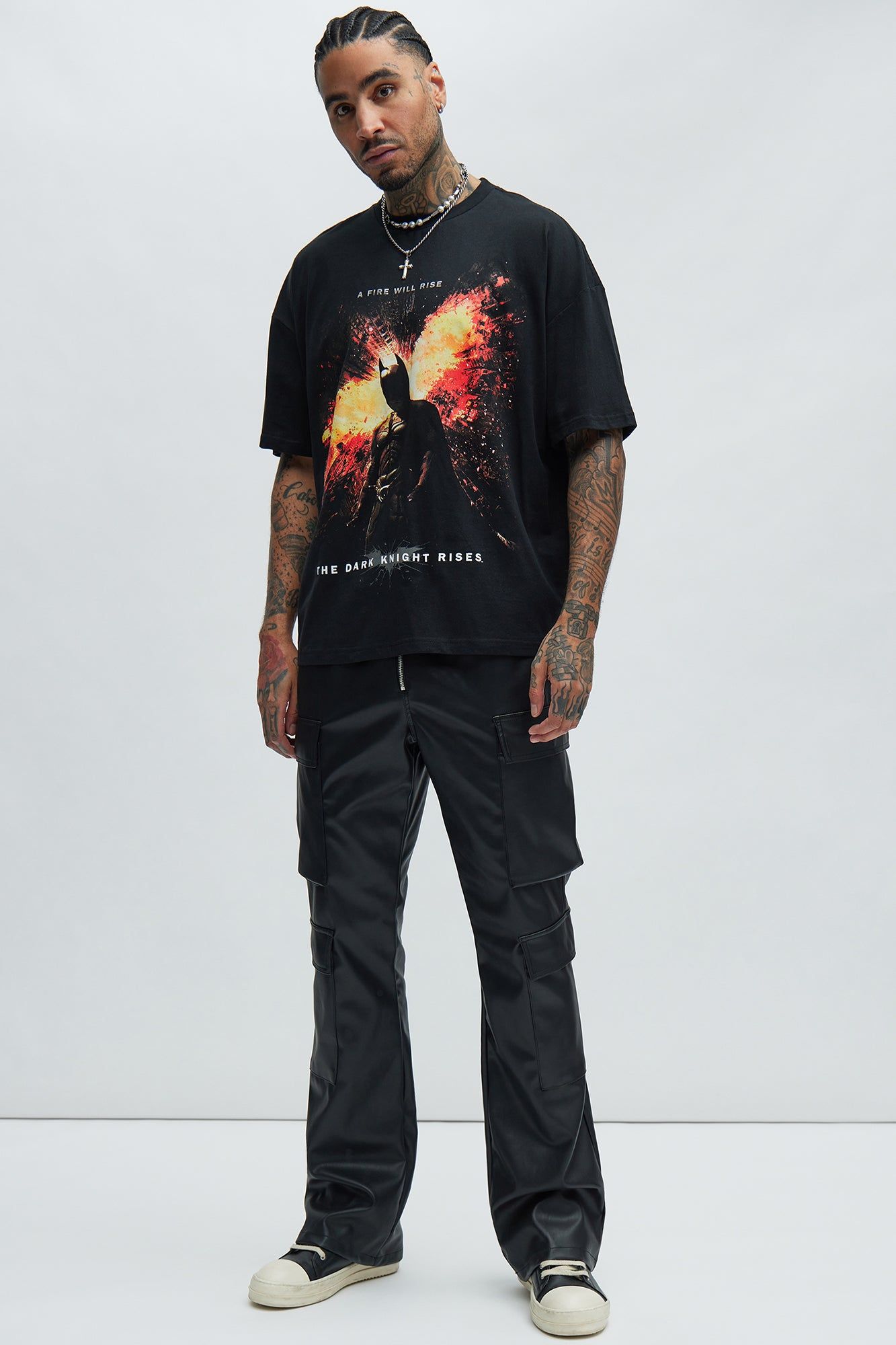 Batman A Fire Will Rise Oversized Short Sleeve Tee - Black sold by Fashion Nova product image thumbnail 2