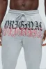 Tyson Original Skinny Flare Sweatpants - Heather Grey sold by Fashion Nova