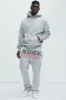 Tyson Original Skinny Flare Sweatpants - Heather Grey sold by Fashion Nova