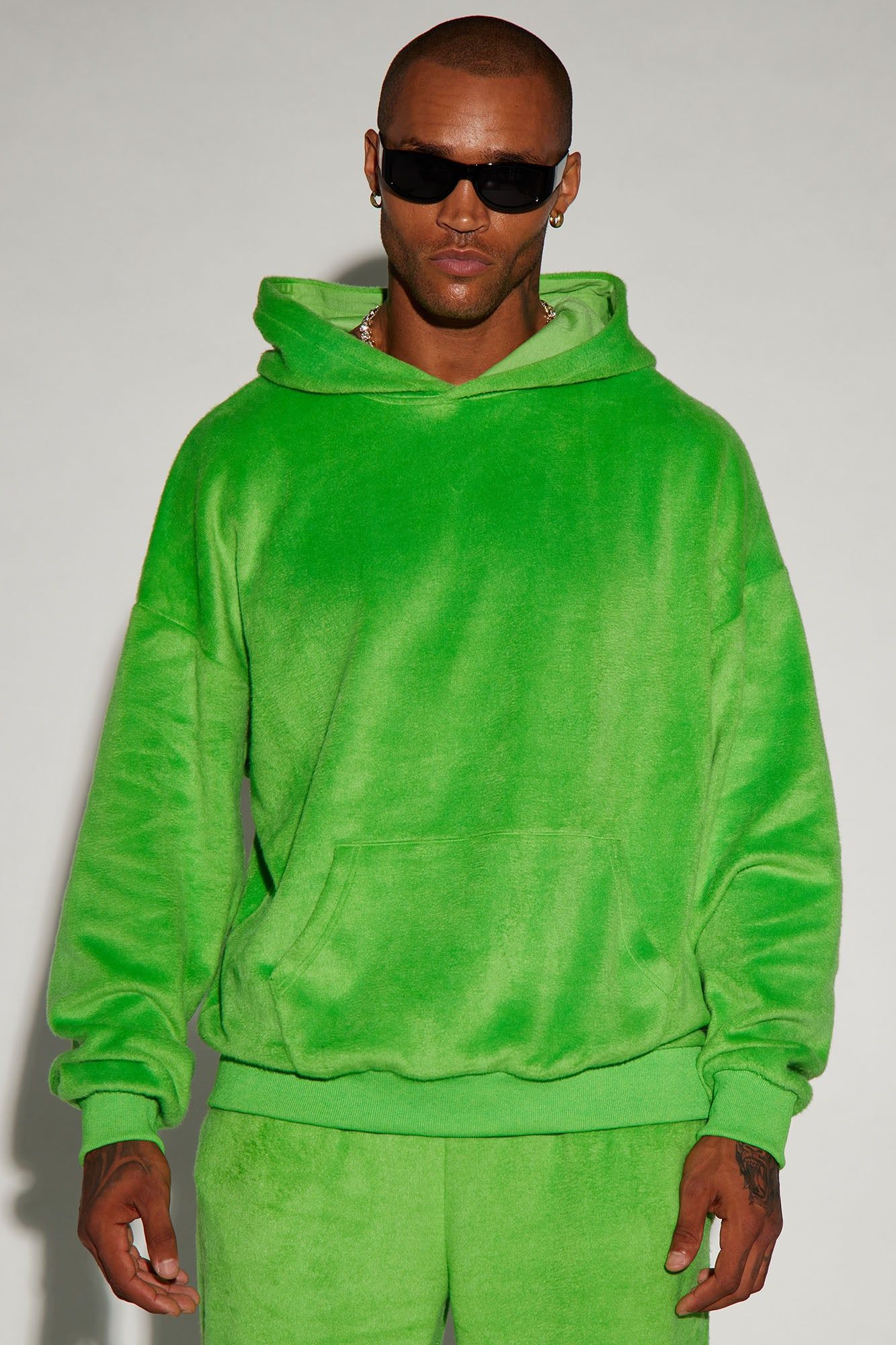 Feel The Mood Oversize Hoodie - Green sold by Fashion Nova