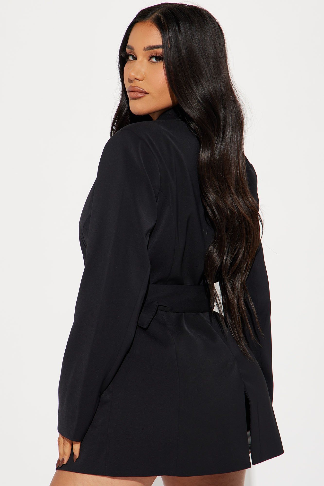 Analeah Belted Blazer - Black sold by Fashion Nova product image thumbnail 3