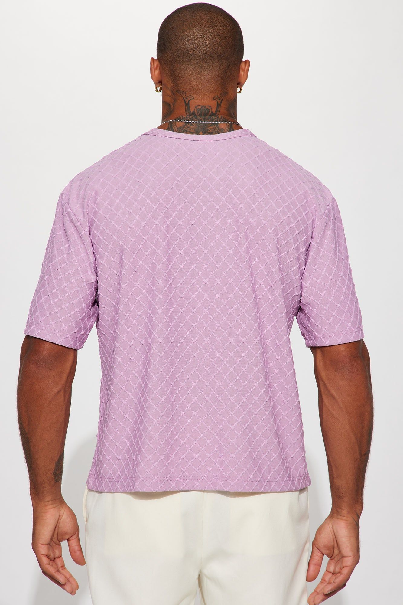 Come and Go Short Sleeve Crew Tee - Lavender sold by Fashion Nova product image thumbnail 4