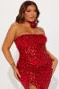 Valentina Sequin Maxi Dress - Red sold by Fashion Nova
