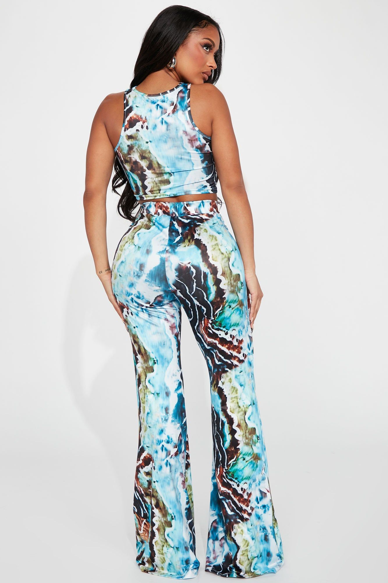 Casandra Pant Set - Blue/combo sold by Fashion Nova product image thumbnail 3