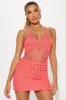 Summer Fling Crochet Micro Mini Dress - Coral sold by Fashion Nova