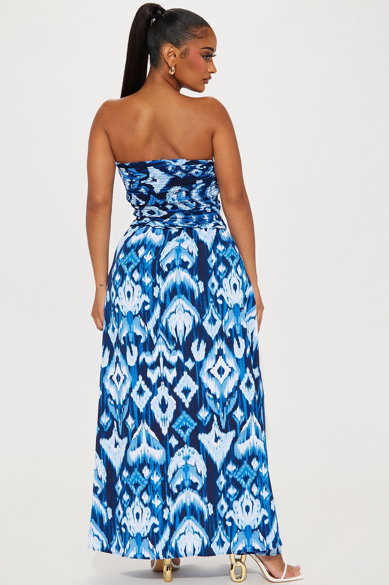 Feeling Flirty Skirt Set - Blue/combo sold by Fashion Nova product image thumbnail 3