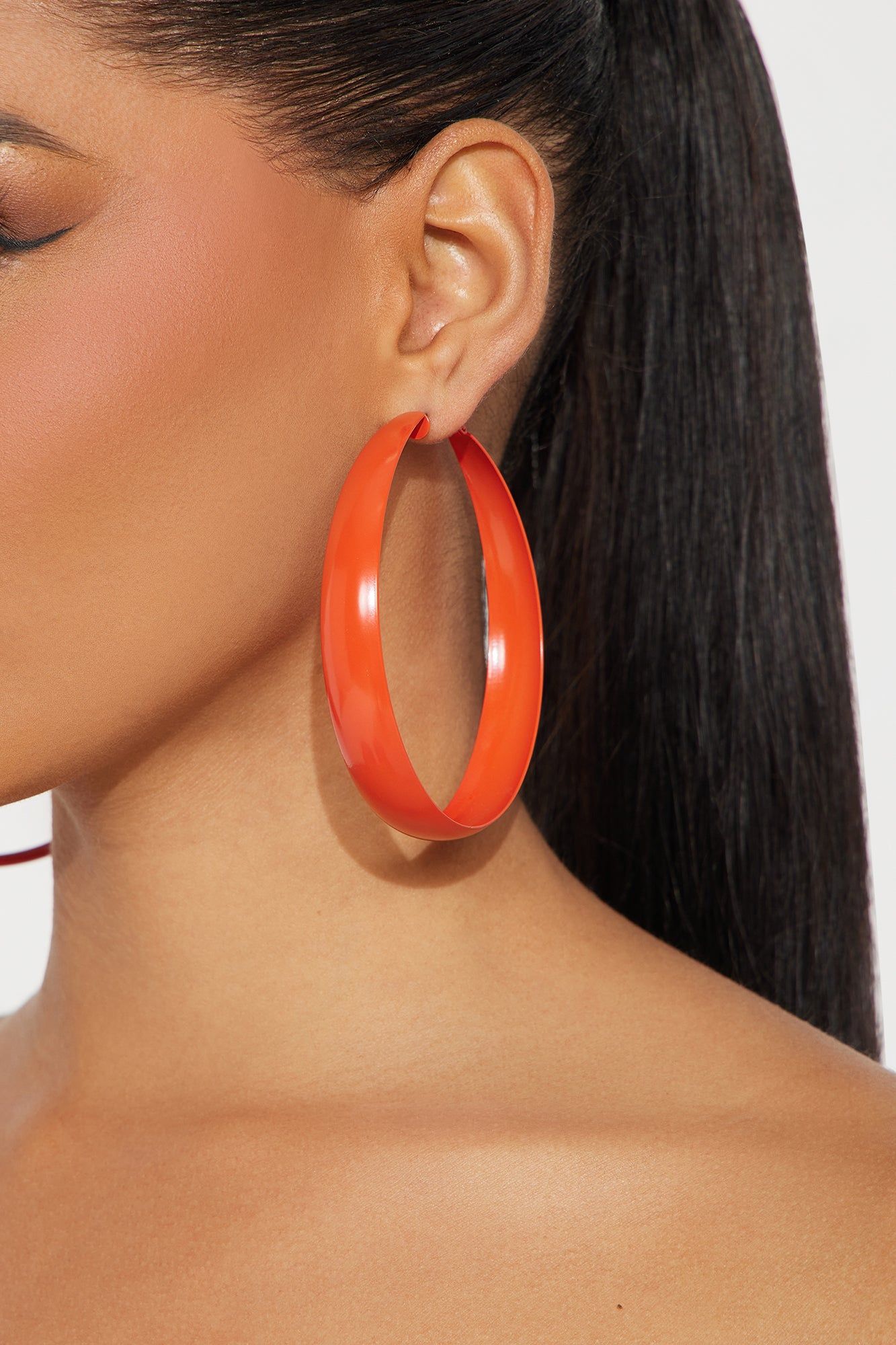Girls Vacay Trip Earrings - Orange sold by Fashion Nova
