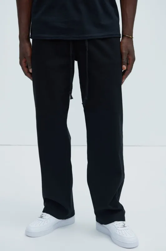 Get To It Baggy Pants - Black sold by Fashion Nova