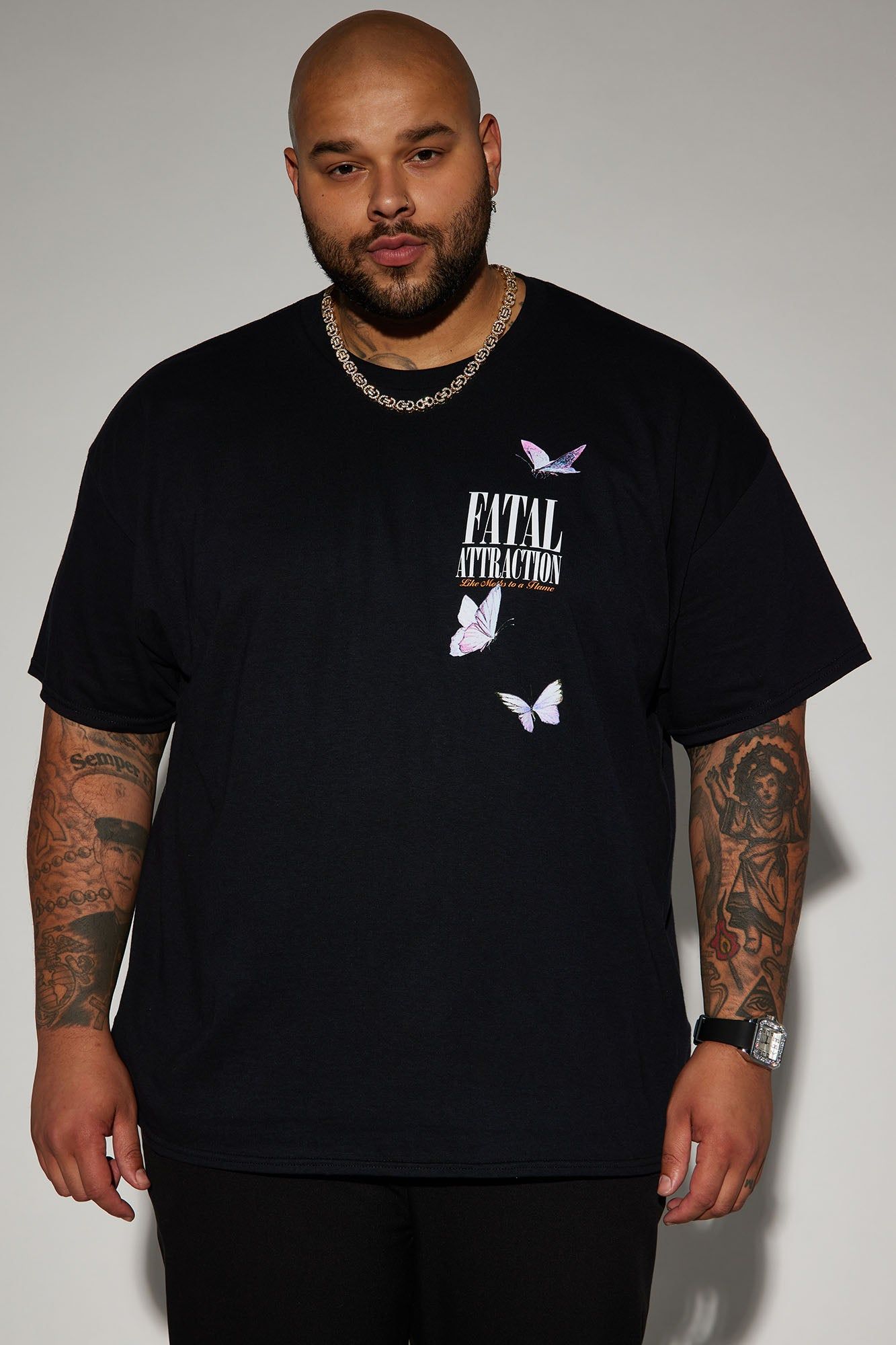 Fatal Attraction Short Sleeve Tee - Black sold by Fashion Nova product image thumbnail 3