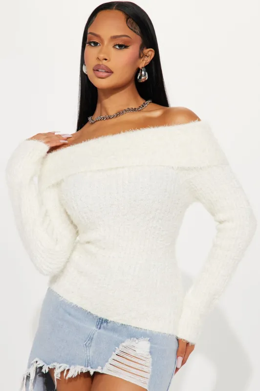 Antonia Sweater Top - Ivory sold by Fashion Nova