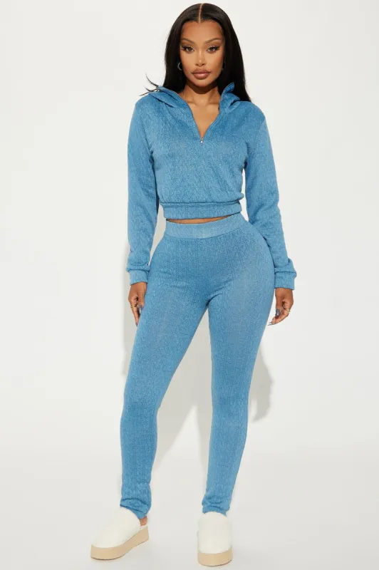 Mind Games Legging Set - Blue sold by Fashion Nova
