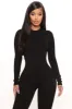 Maribel Snatched Jumpsuit - Black sold by Fashion Nova