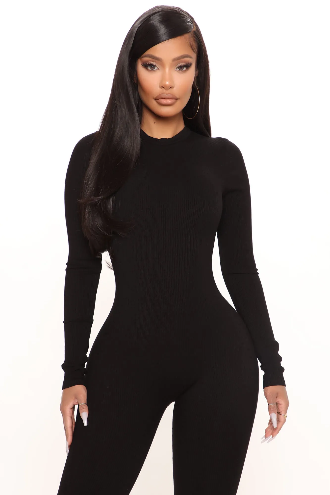 Maribel Snatched Jumpsuit - Black sold by Fashion Nova product image thumbnail 2