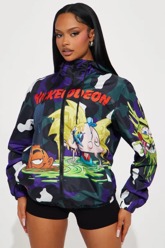 Zombie Nickelodeon Windbreaker - Purple sold by Fashion Nova