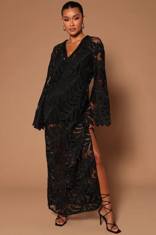 Monica Maxi Dress - Black sold by Fashion Nova