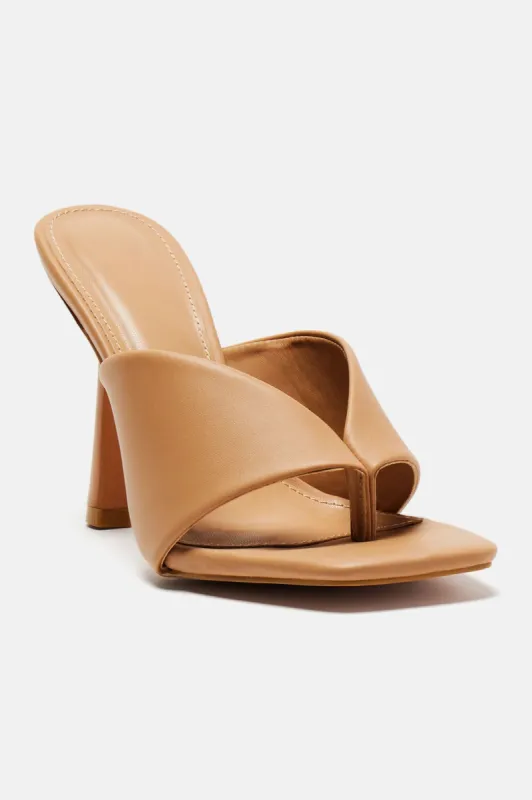 Liah Mules - Camel sold by Fashion Nova