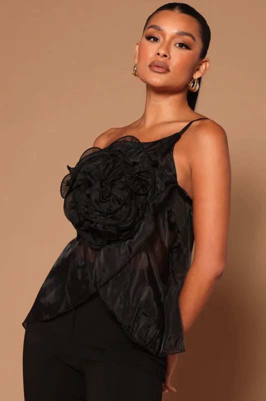 Lana Rose Top - Black sold by Fashion Nova