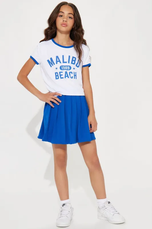 Mini Malibu Beach Pride Skort Set - Blue sold by Fashion Nova
