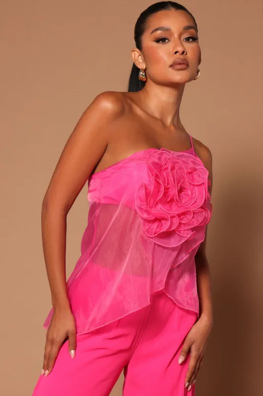Lana Rose Top - Hot Pink sold by Fashion Nova