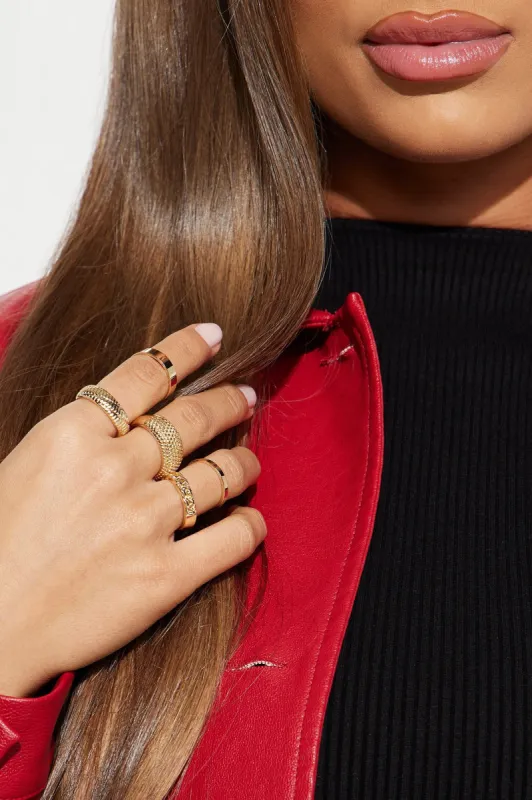 Not Alone Ring Set - Gold sold by Fashion Nova