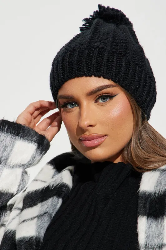 Don't Be So Cold Beanie - Black sold by Fashion Nova