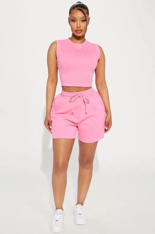 Casual Days Lounge Top - Pink sold by Fashion Nova