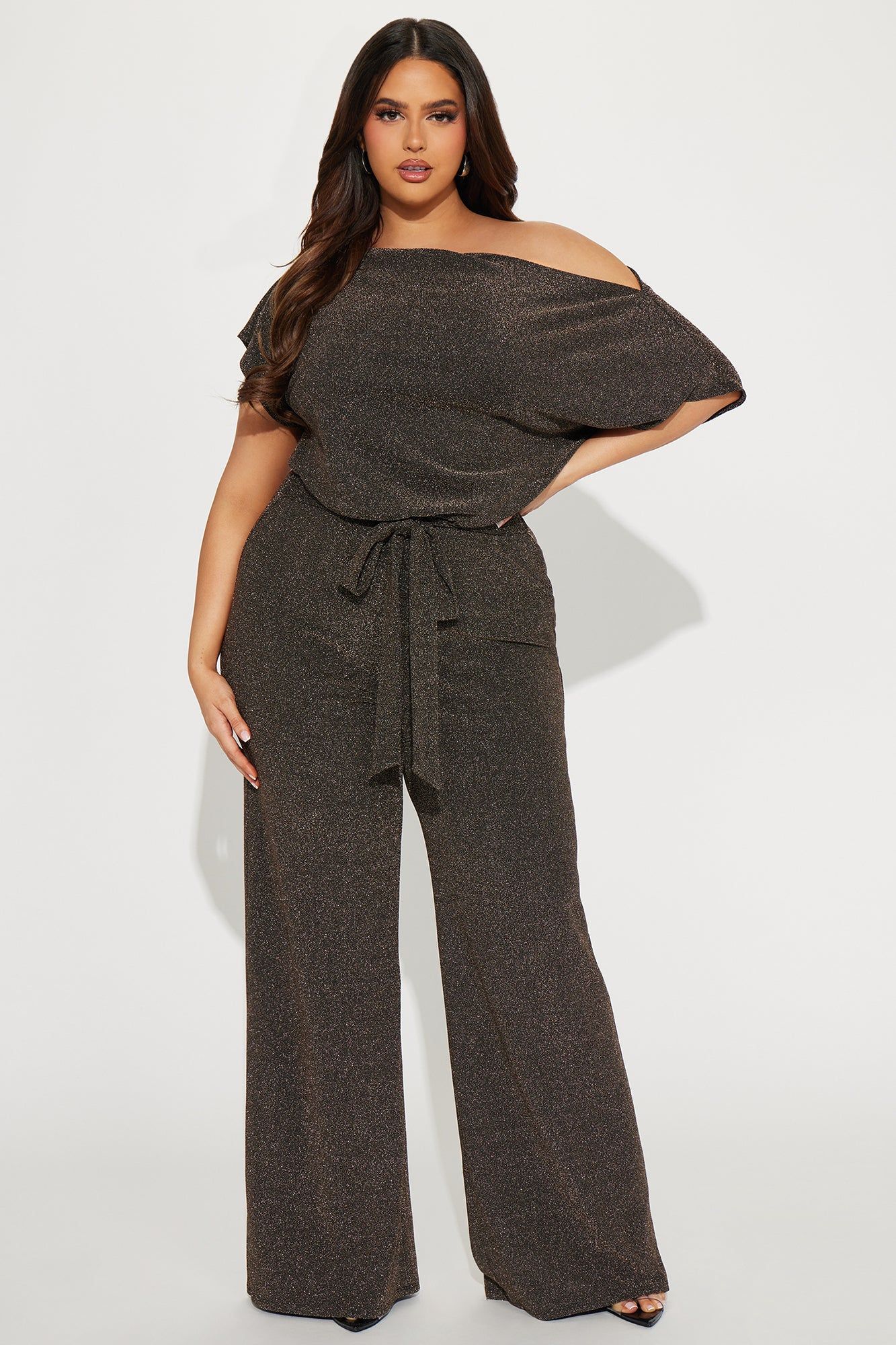 Link Up Metallic Jumpsuit - Bronze sold by Fashion Nova product image thumbnail 4