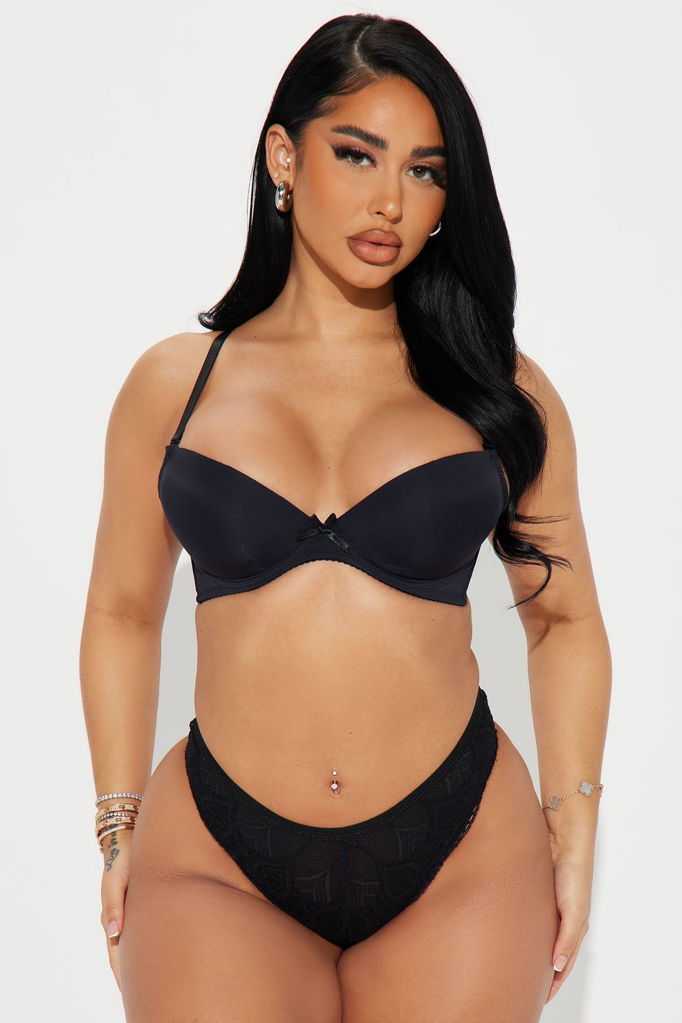 Breathable Smoothing 2 Pack Bras - Black/Brown sold by Fashion Nova product image thumbnail 3