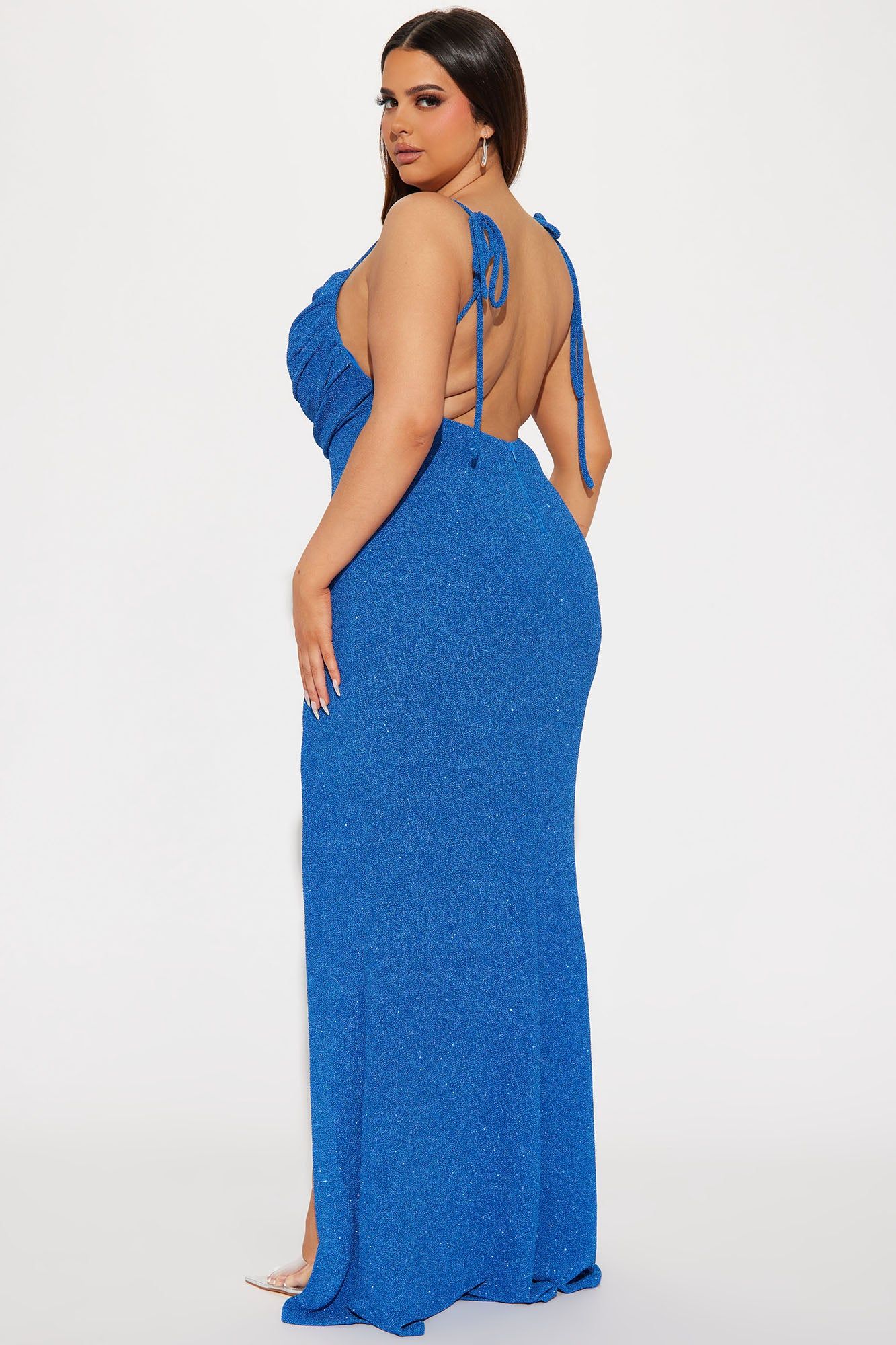 Midnights In Paris Gown - Royal sold by Fashion Nova product image thumbnail 6