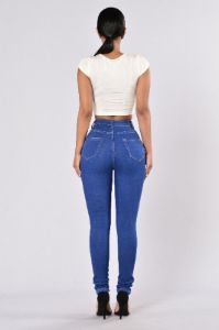 Stand Out In The Crowd Jeans - Royal Blue sold by Fashion Nova
