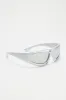 Cyber Chic Sunglasses - Silver sold by Fashion Nova