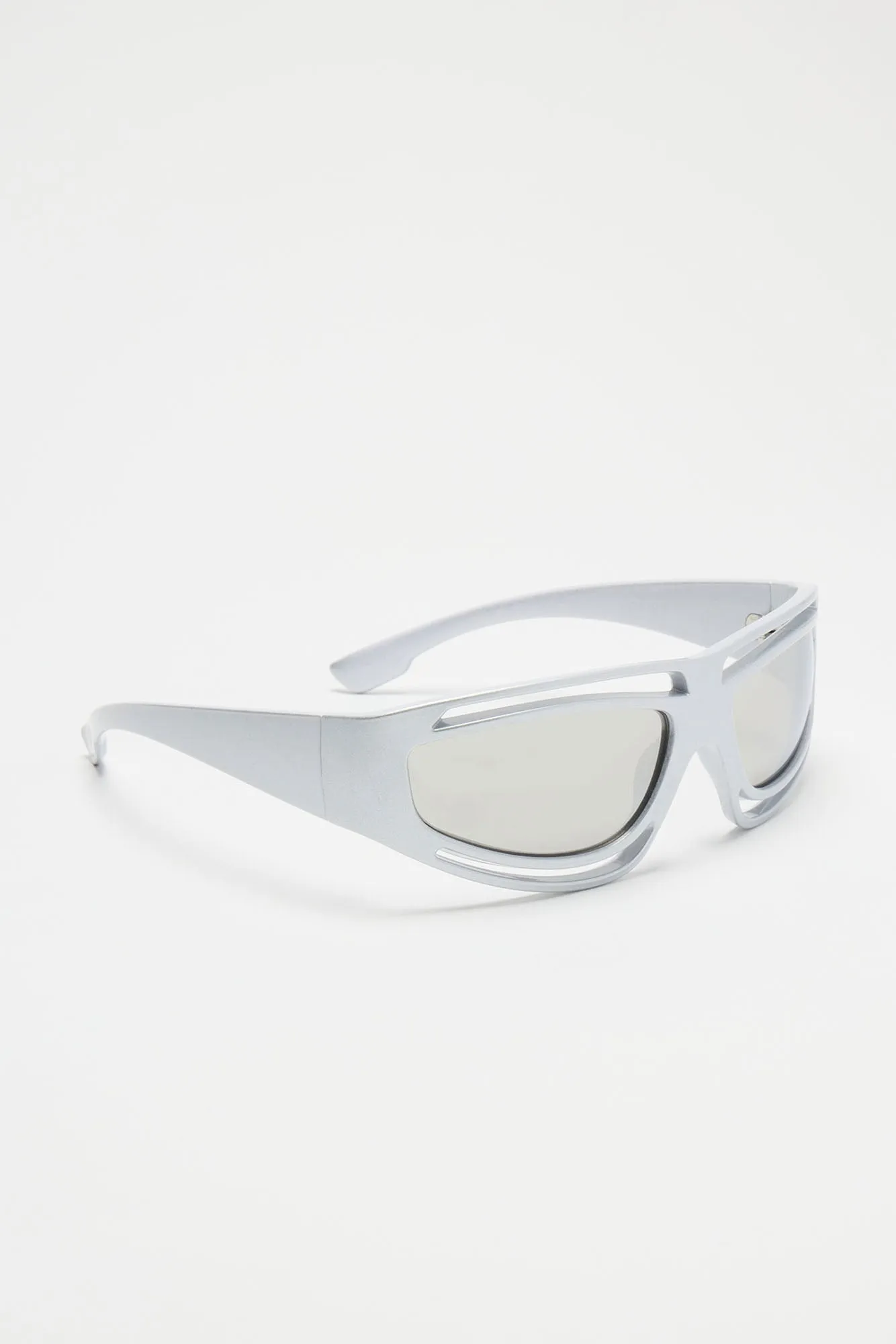 Cyber Chic Sunglasses - Silver sold by Fashion Nova product image thumbnail 4