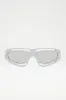 Cyber Chic Sunglasses - Silver sold by Fashion Nova
