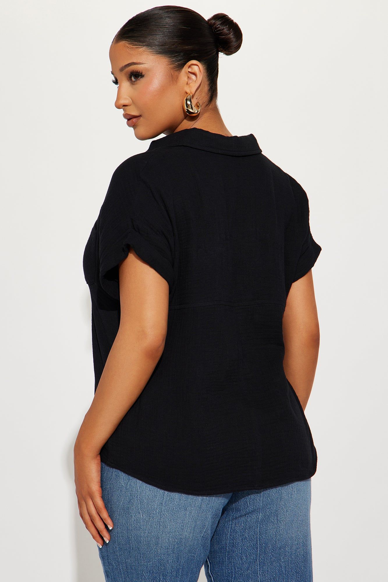 Polly Shirt - Black sold by Fashion Nova product image thumbnail 3