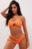 Brighter Under The Sun Bikini - Orange sold by Fashion Nova