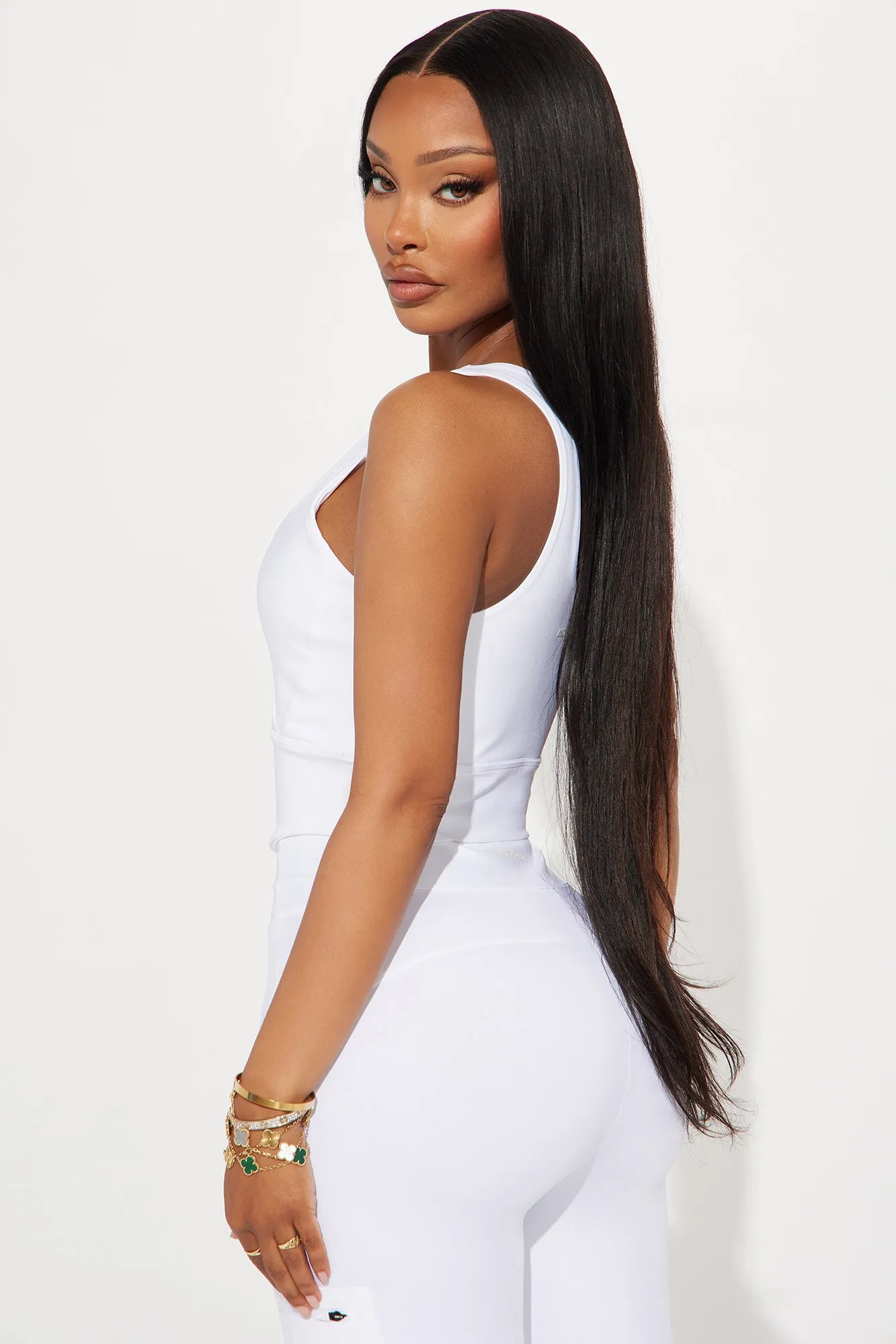 Miles Ahead Elevate Active Top - White sold by Fashion Nova product image thumbnail 3