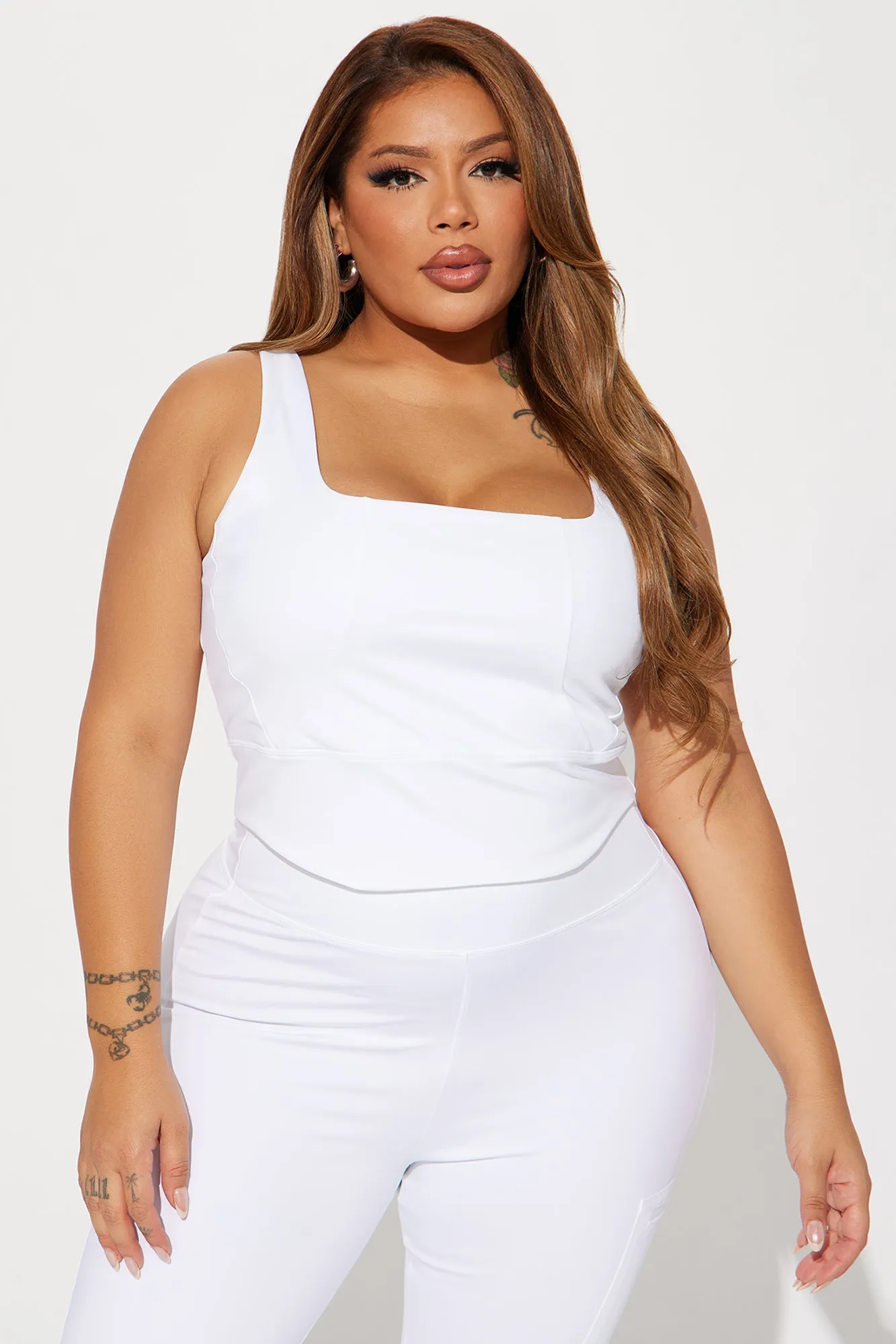 Miles Ahead Elevate Active Top - White sold by Fashion Nova product image thumbnail 5